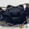 6930481ef09edb6de4c4e034 Top-Grade Authentic Chanel 25C Oil-Waxed Leather Hobo Bag - Mini Vintage Bucket Shoulder Bag with Retro Gold-Tone Buckle Drawstring, Quilted Design, Classic Chain Detail
