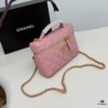 69304826f09edb6de4c4e03c Genuine Top Grain Calfskin CHANEL 25P Black Gold Brushed Logo Flat Box Bag
