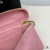 6930482cf09edb6de4c4e040 Genuine Top Grain Calfskin CHANEL 25P Black Gold Brushed Logo Flat Box Bag
