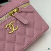 6930482ff09edb6de4c4e043 Genuine Top Grain Calfskin CHANEL 25P Black Gold Brushed Logo Flat Box Bag