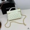 6930483ff09edb6de4c4e04c Top Grain Calfskin CHANEL 25P Black and Gold Brushed Logo Flat Box Bag