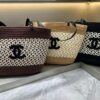 LV Summer New Arrival Woven Tote Bag Large Capacity Vacation Beach Bag Shoulder Bag