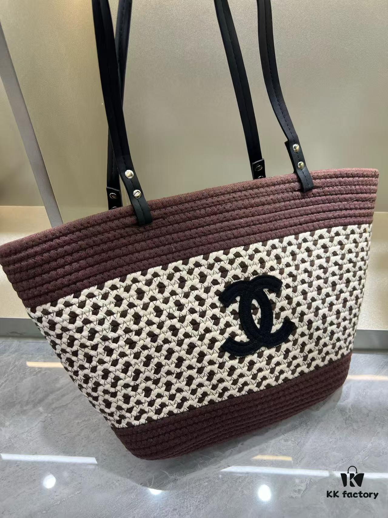 693048c5f09edb6de4c4e0cb Chanel Summer New Arrival Woven Bag, Large-Capacity Tote, Vacation Beach Bag, Shoulder Bag 43.28