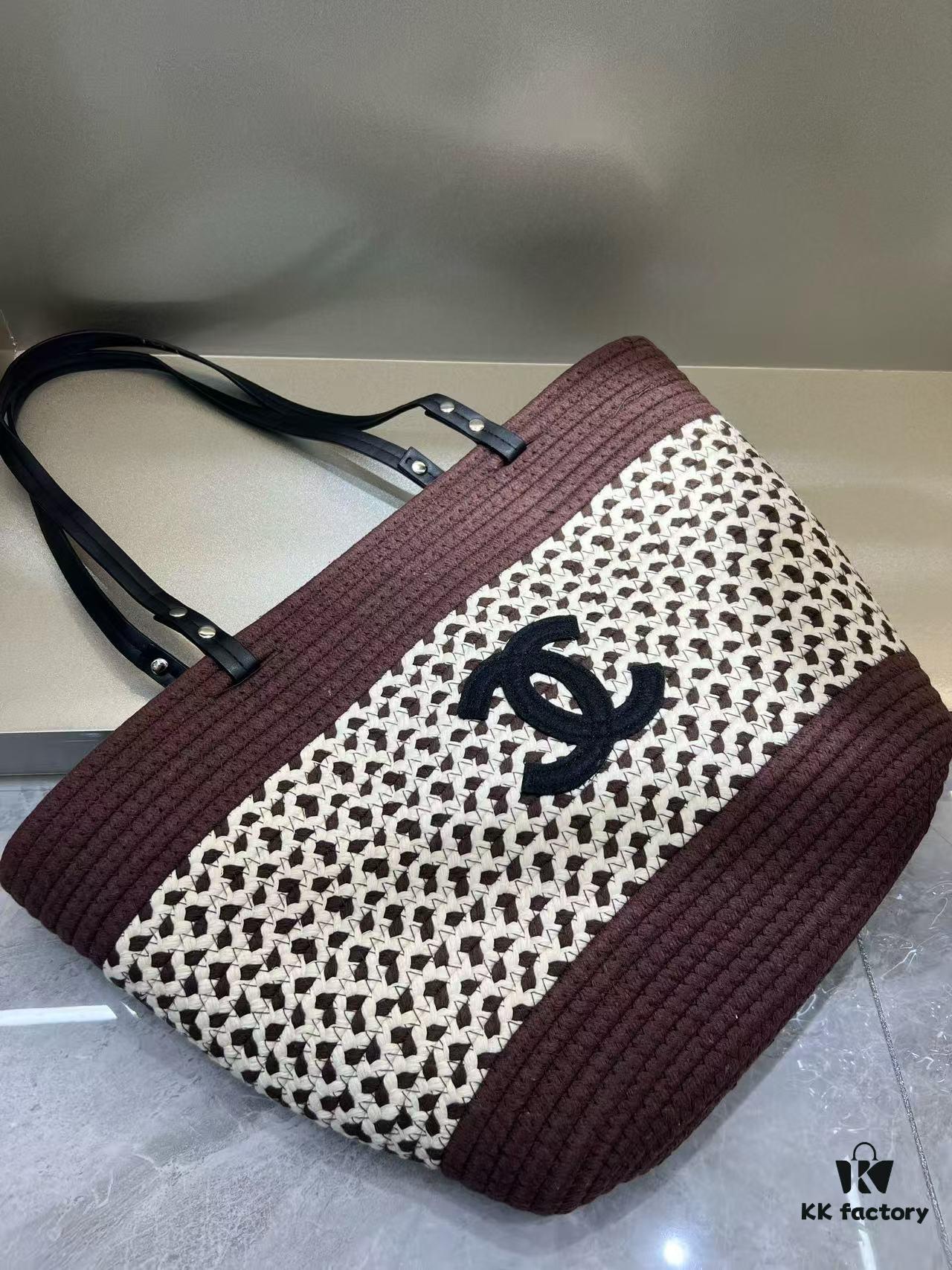 693048c6f09edb6de4c4e0cf Chanel Summer New Arrival Woven Bag, Large-Capacity Tote, Vacation Beach Bag, Shoulder Bag 43.28