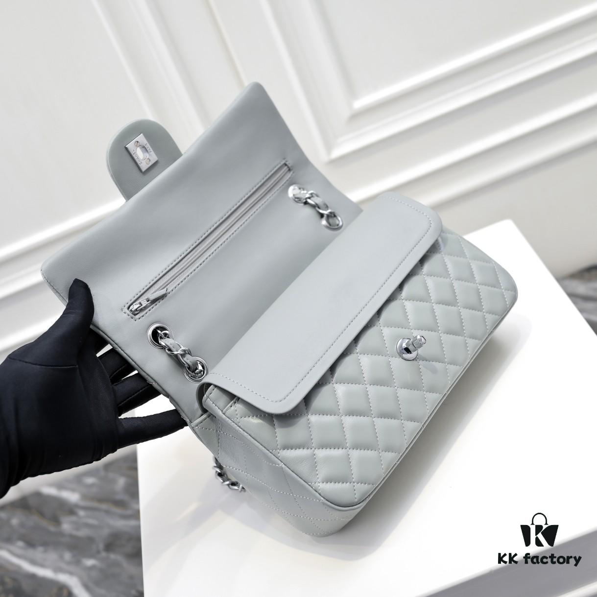 693048fff09edb6de4c4e12a CHANEL Lambskin Classic Crossbody Bag with Original Hardware, Red Interior, Summer New Arrival