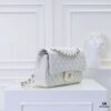 CHANEL Lambskin Classic Crossbody Bag in Red Interior - Summer Collection