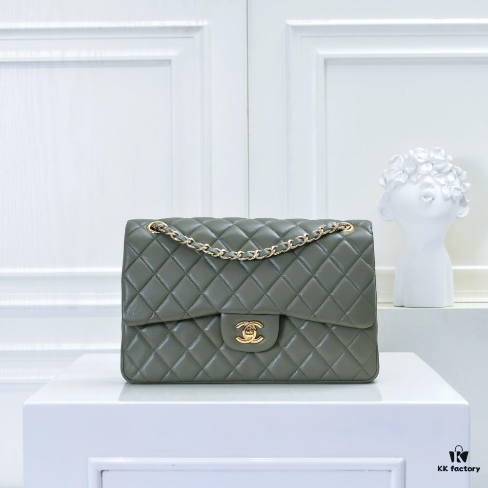 69304913f09edb6de4c4e148 CHANEL Lambskin Classic Crossbody Bag with Red Lining, Summer Collection 25.5*16*6.5 cm Model No. 1112