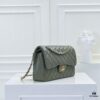CHANEL Lambskin Classic Crossbody Bag with Red Lining, Summer Collection 25.5*16*6.5 cm Model No. 1112