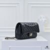 CHANEL Lambskin Classic Crossbody Bag in Red Interior - Summer Collection