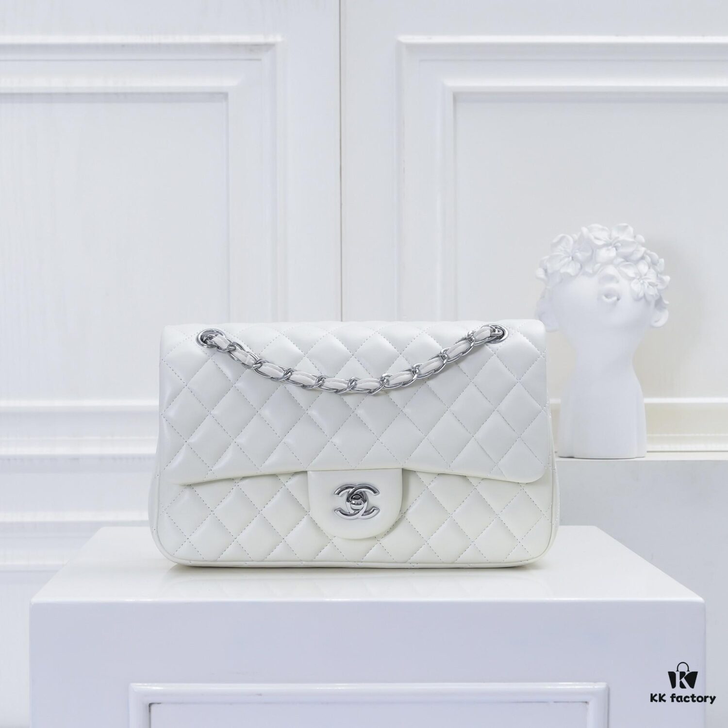 6930492af09edb6de4c4e169 CHANEL Lambskin Classic Crossbody Bag with Red Lining, Summer Collection
