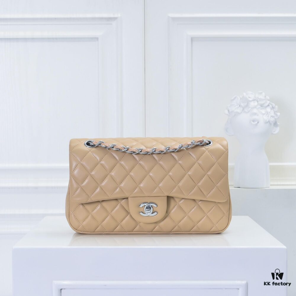 69304941f09edb6de4c4e185 CHANEL Lambskin Classic Crossbody Bag with Red Lining, Summer Arrival