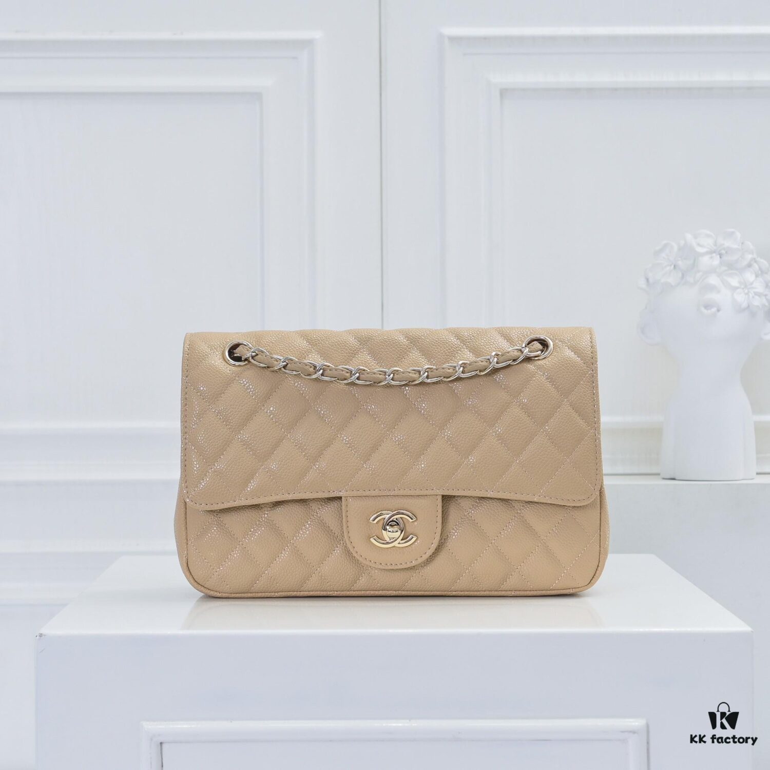 69304947f09edb6de4c4e18d Chanel 2.55 Classic Flap Bag in Top-Tier Caviar Quilted Calfskin with Genuine 24K Gold Hardware