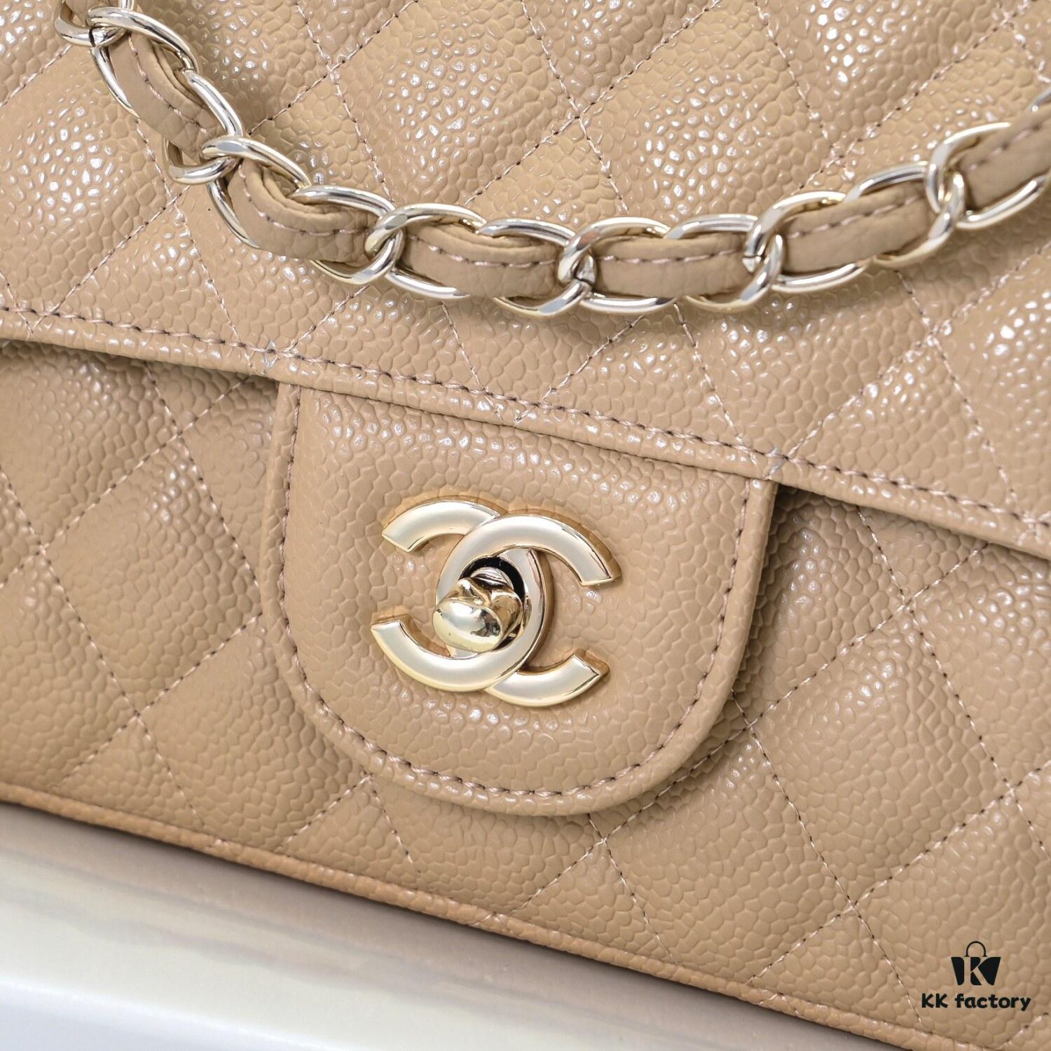 6930494ff09edb6de4c4e196 Chanel 2.55 Classic Flap Bag in Top-Tier Caviar Quilted Calfskin with Genuine 24K Gold Hardware