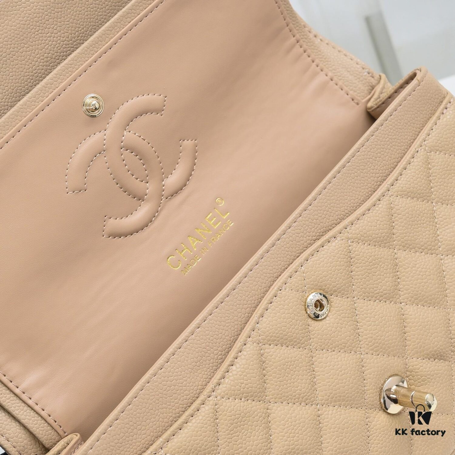69304953f09edb6de4c4e19d Chanel 2.55 Classic Flap Bag in Top-Tier Caviar Quilted Calfskin with Genuine 24K Gold Hardware