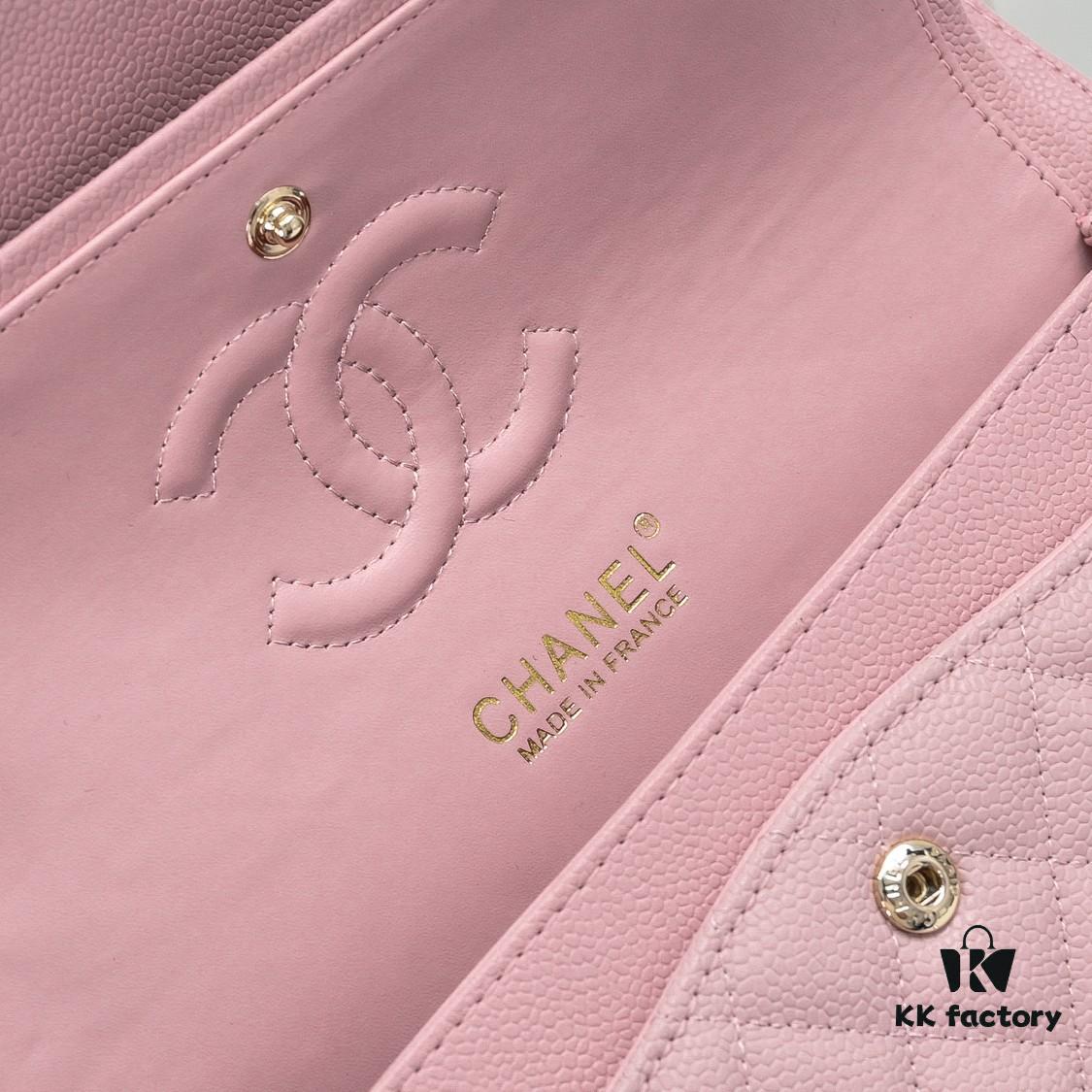 69304954f09edb6de4c4e19e Chanel 2.55 Classic Flap Bag in Top-Tier Caviar Quilted Calfskin with Genuine 24K Gold Hardware