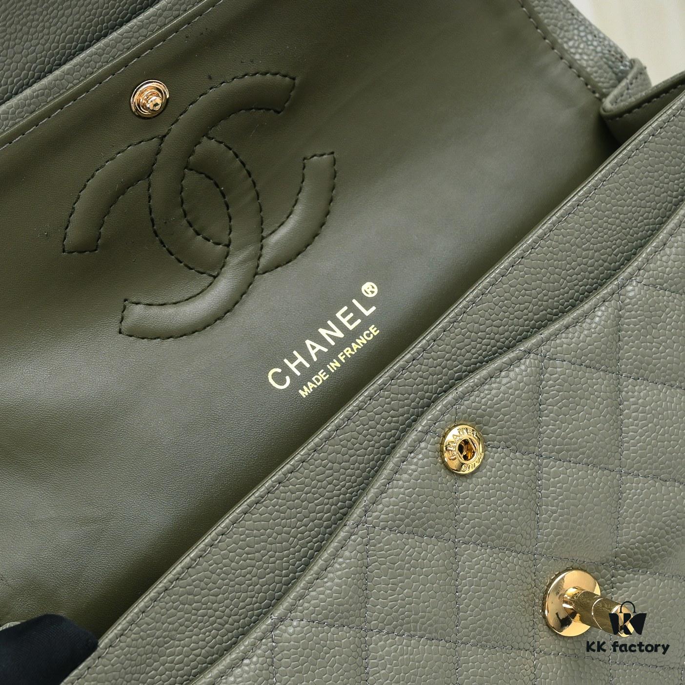 6930495bf09edb6de4c4e1a7 Chanel 2.55 Classic Flap Bag in Top-Tier Caviar Quilted Calfskin with Genuine 24K Gold Hardware
