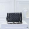6930495ef09edb6de4c4e1aa Chanel 2.55 Quilted Caviar Leather Shoulder Bag with Genuine Gold-Tone Hardware