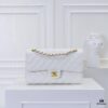 69304963f09edb6de4c4e1af Chanel 2.55 Quilted Caviar Leather Shoulder Bag with Genuine Gold-Tone Hardware