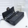 69304967f09edb6de4c4e1b2 Chanel 2.55 Quilted Caviar Leather Shoulder Bag with Genuine Gold-Tone Hardware