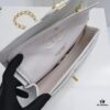 69304968f09edb6de4c4e1b4 Chanel 2.55 Quilted Caviar Leather Shoulder Bag with Genuine Gold-Tone Hardware