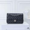 69304969f09edb6de4c4e1b5 Chanel 2.55 Quilted Caviar Leather Shoulder Bag with Genuine Gold-Tone Hardware
