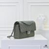 Chanel 2.55 Classic Flap Bag in Top-Tier Caviar Quilted Calfskin with Genuine Gold Hardware