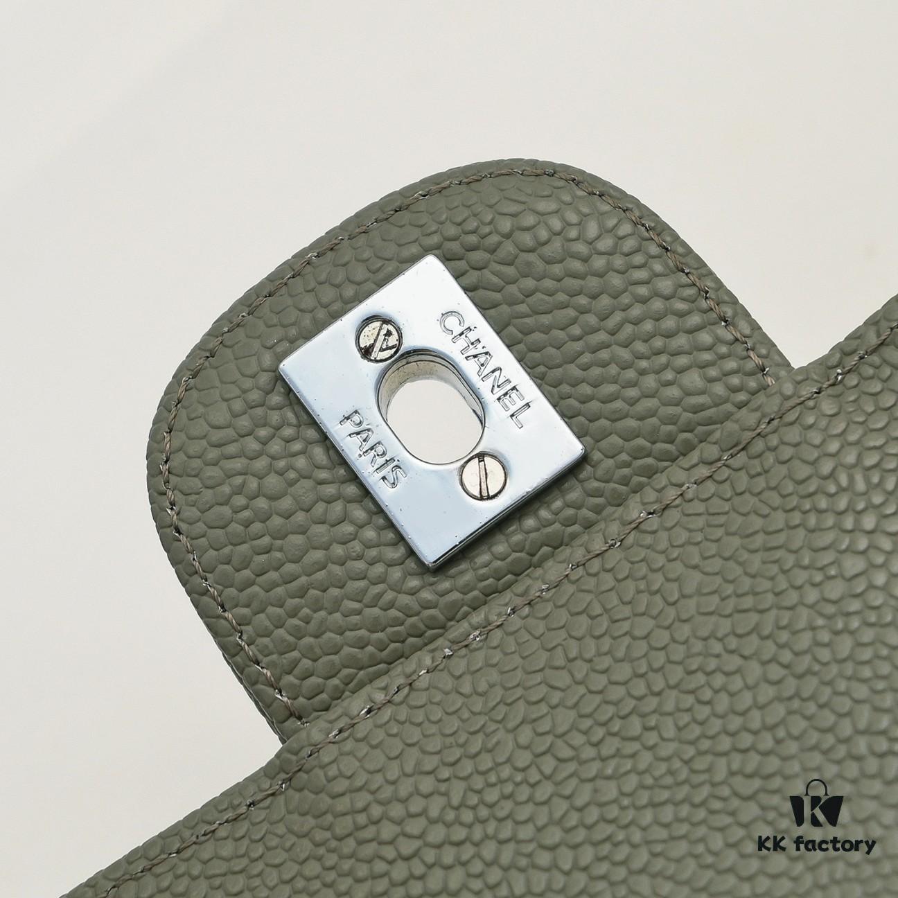 Chanel 2.55 Classic Flap Bag in Top-Tier Caviar Quilted Calfskin with Genuine Gold Hardware