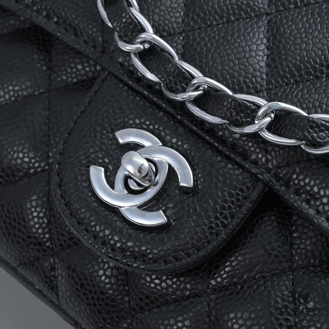 69304980f09edb6de4c4e1cd Chanel 2.55 Quilted Caviar Grain Calfskin Handbag - Ultimate Luxury Edition