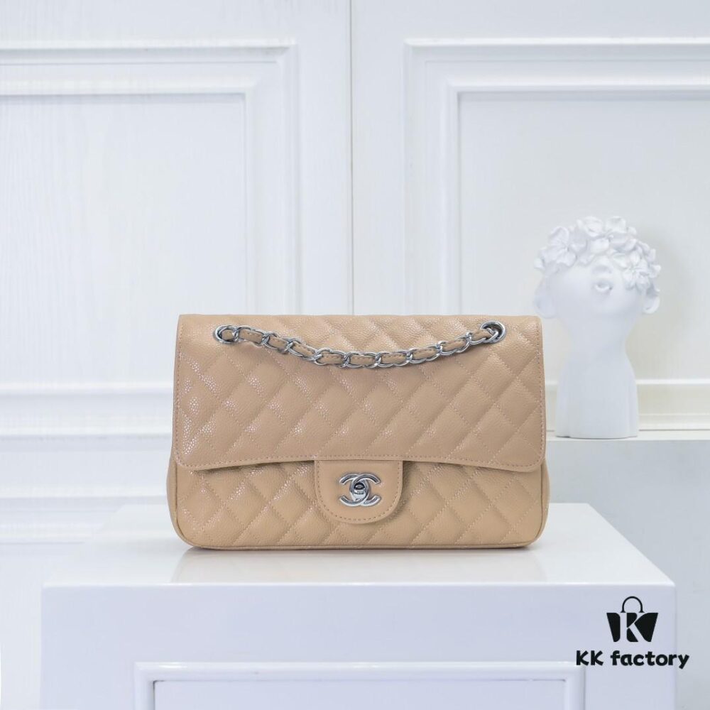69304984f09edb6de4c4e1d1 Chanel Classic Flap Bag CF2.55, Ultimate Luxury Item, Top-Tier Caviar Quilted Calfskin with Genuine 24K Gold Hardware