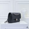 69304989f09edb6de4c4e1d7 Chanel 2.55 Quilted Caviar Leather Shoulder Bag with Genuine Gold-Tone Hardware