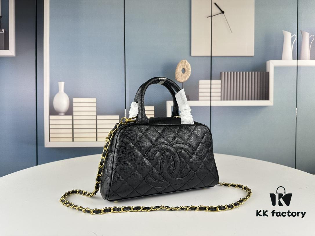 693049a1f09edb6de4c4e200 New Arrival Batch Jennie's Same Style Chanel Bowling Bag in Black – Why Is It So Popular?