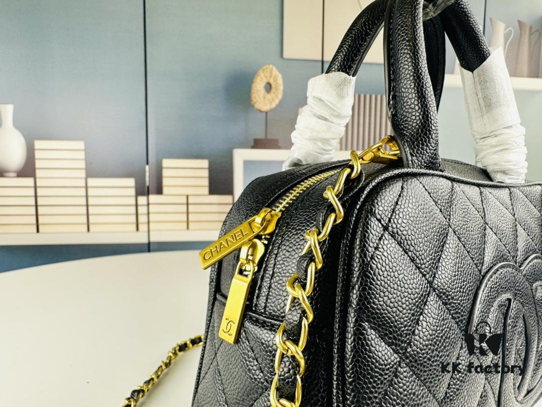 693049a3f09edb6de4c4e206 New Arrival Batch Jennie's Same Style Chanel Bowling Bag in Black – Why Is It So Popular?