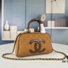 693049aaf09edb6de4c4e20e New Arrival Wholesale Jennie Same Style Chanel Bowling Bag in Black – Why Is It So Popular?