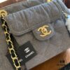 693049b2f09edb6de4c4e21b Chanel Washed Denim Bowling Bag - Pre-loved Chic