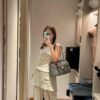 693049b5f09edb6de4c4e21d Chanel Washed Denim Bowling Bag - Pre-loved Chic
