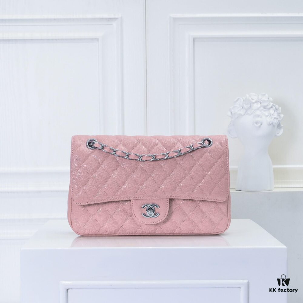 693049bef09edb6de4c4e22a Chanel 1112 Quilted Matelassé Caviar Grain Leather Handbag CF2.55 – Ultimate Luxury Classic Flap Bag
