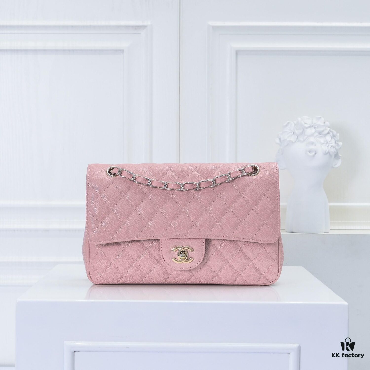 693049c3f09edb6de4c4e231 Chanel 2.55 Classic Flap Bag in Top-Tier Caviar Quilted Calfskin with Genuine 24K Gold Hardware