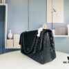 New Arrival Chanel CF Extra Large Airport Tote Bag (Black Silver)