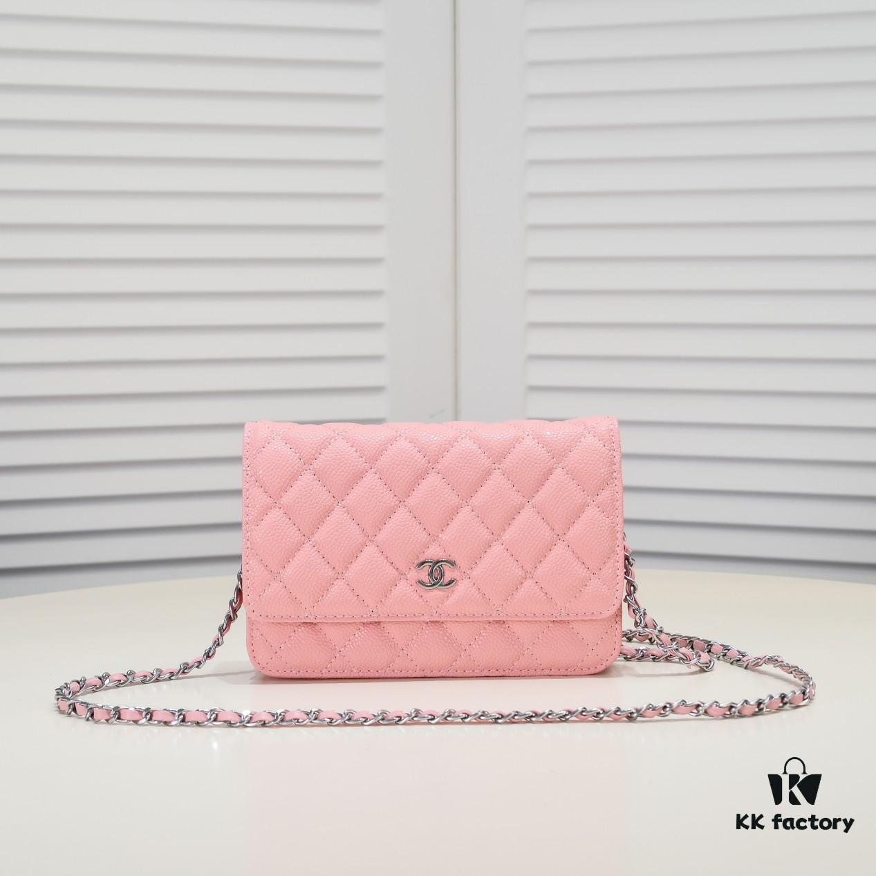 693049cdf09edb6de4c4e23f CHANEL WOC Classic Caviar 'Fortune Bag' with Original Hardware, Adjustable Chain Strap for Crossbody or Shoulder Wear
