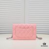 693049cdf09edb6de4c4e240 CHANEL WOC Classic Caviar 'Fortune Bag' with Original Hardware, Adjustable Chain Strap for Crossbody or Shoulder Wear