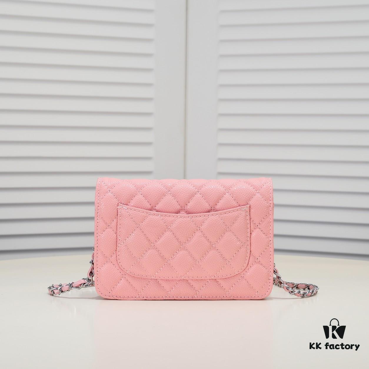 693049cdf09edb6de4c4e240 CHANEL WOC Classic Caviar 'Fortune Bag' with Original Hardware, Adjustable Chain Strap for Crossbody or Shoulder Wear