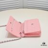 693049d0f09edb6de4c4e243 CHANEL WOC Classic Caviar 'Fortune Bag' with Original Hardware, Adjustable Chain Strap for Crossbody or Shoulder Wear