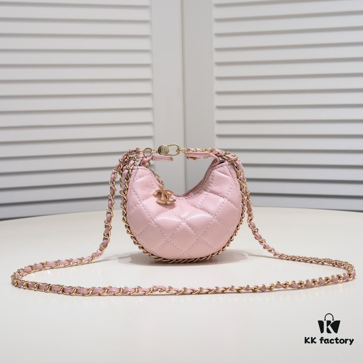 693049d2f09edb6de4c4e245 Singles' Day Special Price Mini Chanel 23P Moon Bag 🌙🤍 Adorable Small Wastebag