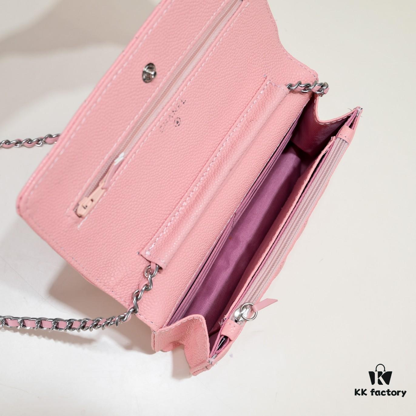693049d6f09edb6de4c4e248 CHANEL WOC Classic Caviar 'Fortune Bag' with Original Hardware, Adjustable Chain Strap for Crossbody or Shoulder Wear