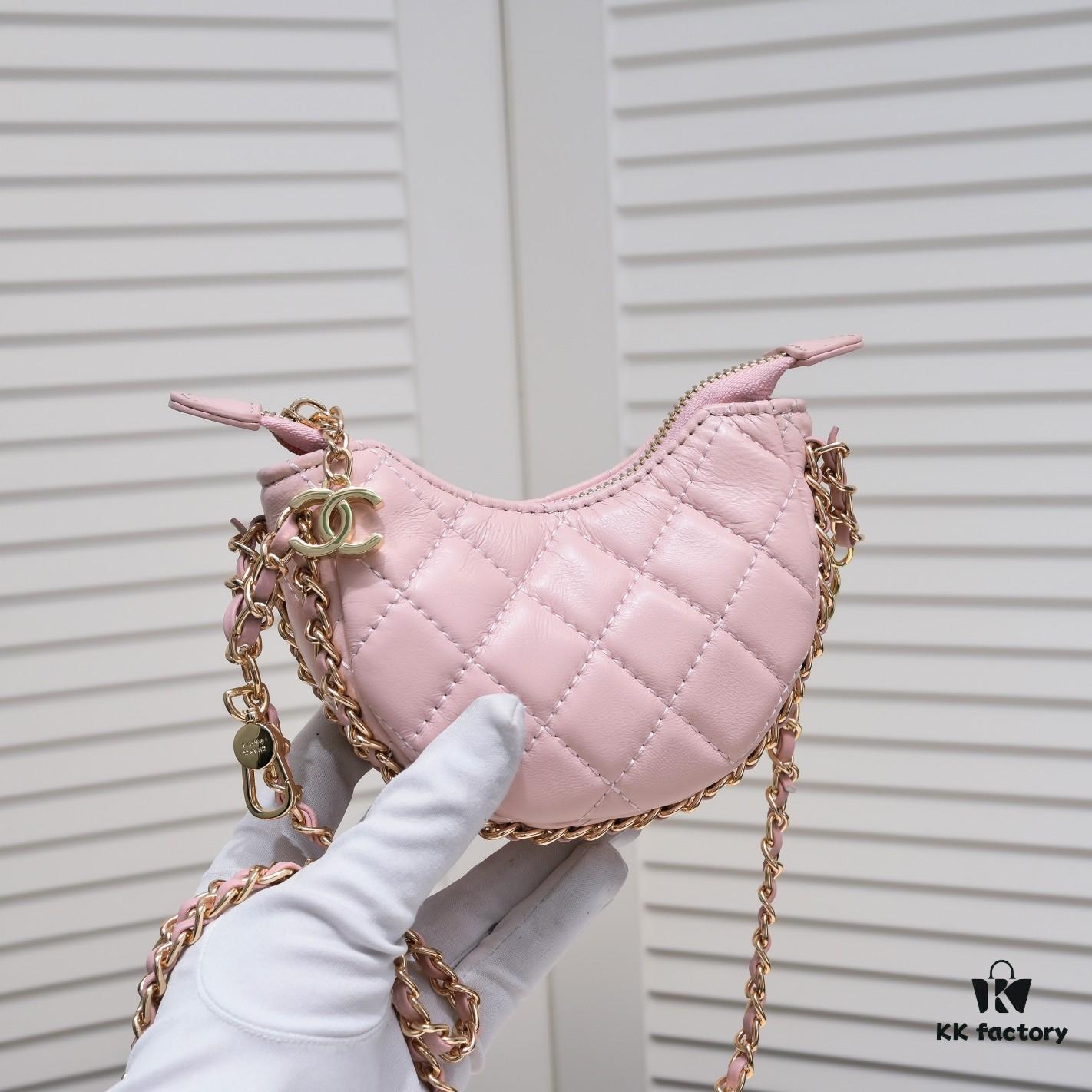 693049d7f09edb6de4c4e249 Singles' Day Special Price Mini Chanel 23P Moon Bag 🌙🤍 Adorable Small Wastebag