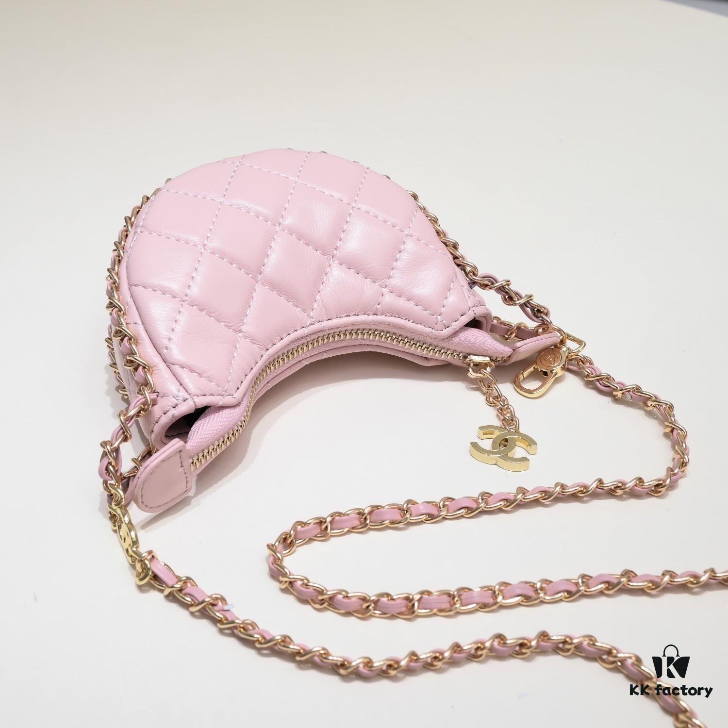 693049daf09edb6de4c4e24e Singles' Day Special Price Mini Chanel 23P Moon Bag 🌙🤍 Adorable Small Wastebag