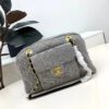 Chanel Washed Denim Bowling Bag, Fully Shipped
