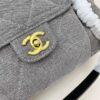Chanel Washed Denim Bowling Bag, Fully Shipped