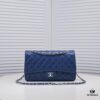 69304a30f09edb6de4c4e2bb Deep Blue Chanel Classic Century Style, Exquisitely Crafted with Imported Lambskin and Original Hardware, Quilted Diamond Pattern, Soft and Perfect Shape