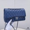 69304a34f09edb6de4c4e2bf Deep Blue Chanel Classic Century Style, Exquisitely Crafted with Imported Lambskin and Original Hardware, Quilted Diamond Pattern, Soft and Perfect Shape